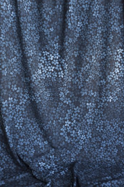 ColorBlossom - mono ocean - Viskose-Jersey - VORBESTELLUNG