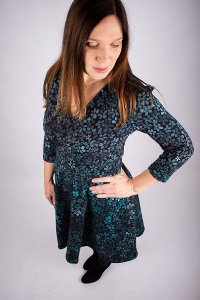 ColorBlossom - soft freshness - blau / türkis - Bio-Jersey