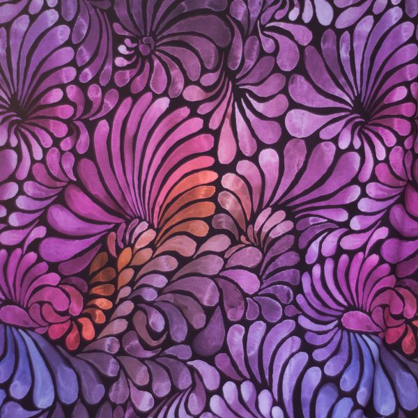 ColorDrops BIG - sweet purple - Modal - extrabreit - 2,80 m RESTSTÜCK