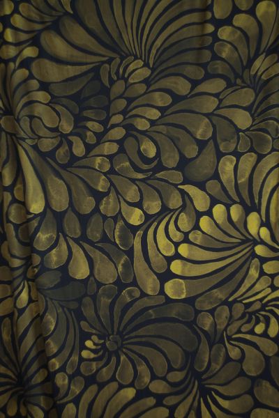 ColorDrops MAXI - dark mono oliv - Viskose Webware - VORBESTELLUNG