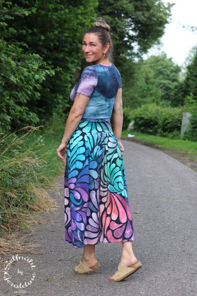ColorDrops MAXI - dark mystic - Bio-Jersey - 1,85 m RESTSTÜCK