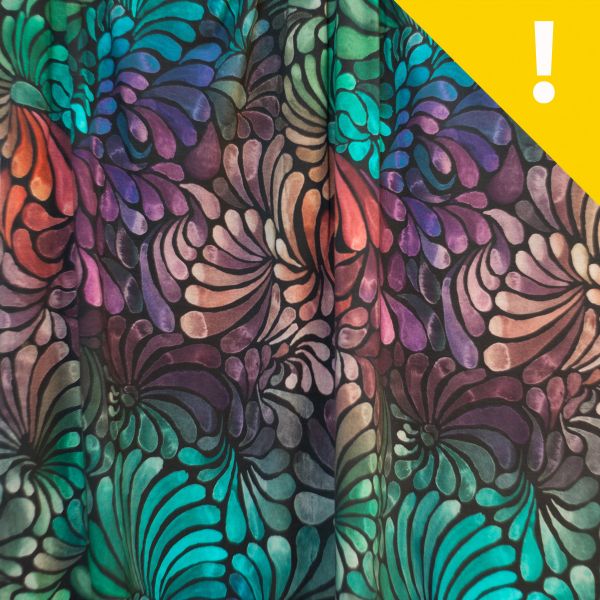 ColorDrops MID - dark mystic - TENCEL - extrabreit & hauchdünn - Sonderposten