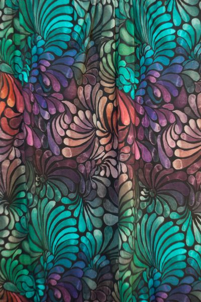 ColorDrops MID - dark mystic - TENCEL - extrabreit & hauchdünn - Sonderposten