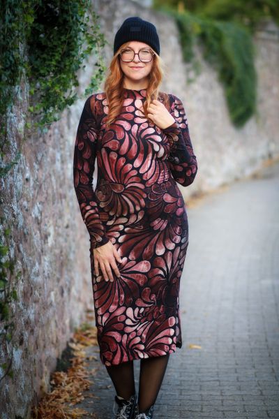 ColorDrops BIG - sweet brown - TENCEL-Crepe