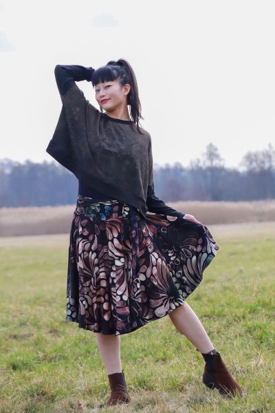 ColorDrops BIG - dark mystery - Lyocell / TENCEL-Crepe