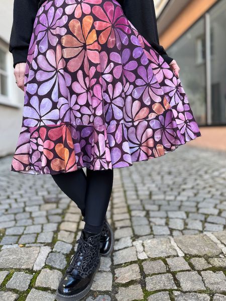 ColorFlowers - sweet purple - Lyocell-Crepe