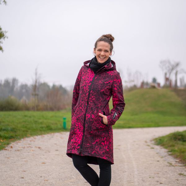 ColorLeaves MINI - mono rosenrot - SOFTSHELL