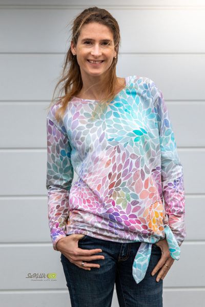 ColorLeaves MINI - sweet aquarell - Viskose-Jersey - VORBESTELLUNG