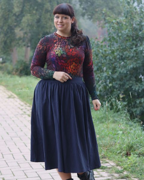 ColorLeaves MINI - warm energy - TENCEL-Crepe - 1,55 m RESTSTÜCK