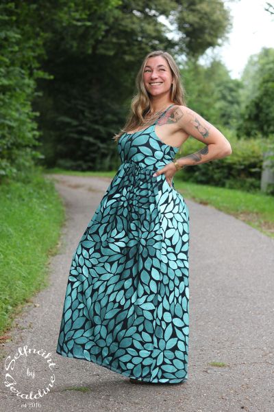 ColorLeaves - mono aquamarin - Bio-Jersey - VORBESTELLUNG