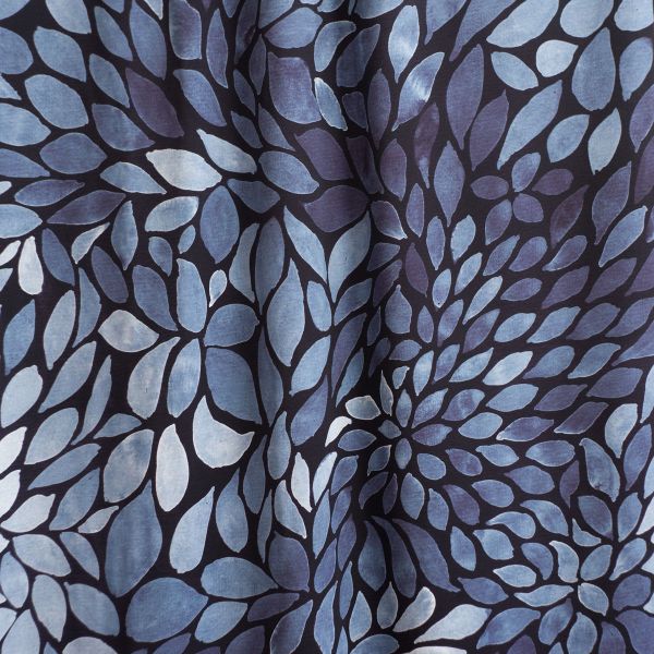 ColorLeaves - mono veilchenblau - Bio-Jersey