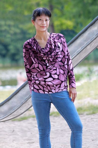 ColorLeaves - mono orchid - Bio-Jersey