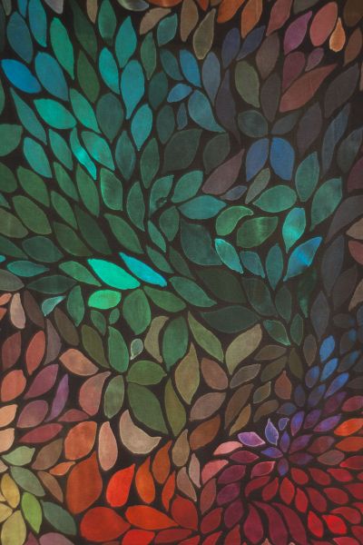 ColorLeaves - warm energy - Viskose-Jersey - VORBESTELLUNG