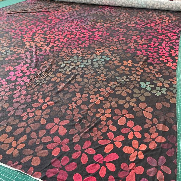 ColorBlossom BIG - sweet berry brown - Viskose-Jersey - VORBESTELLUNG