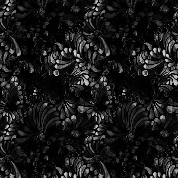 ColorDrops MINI - dark - grey - Bio-JERSEY - 1,80 m RESTSTÜCK