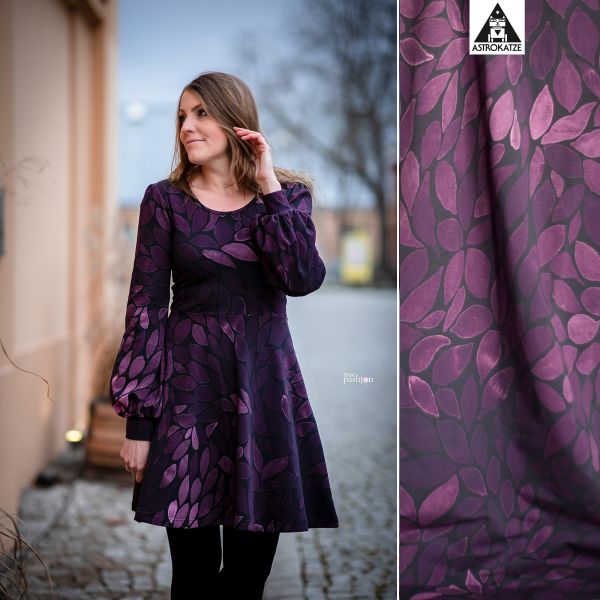 ColorLeaves - mono magic - Bio-Sommersweat - 1,10 m RESTSTÜCK