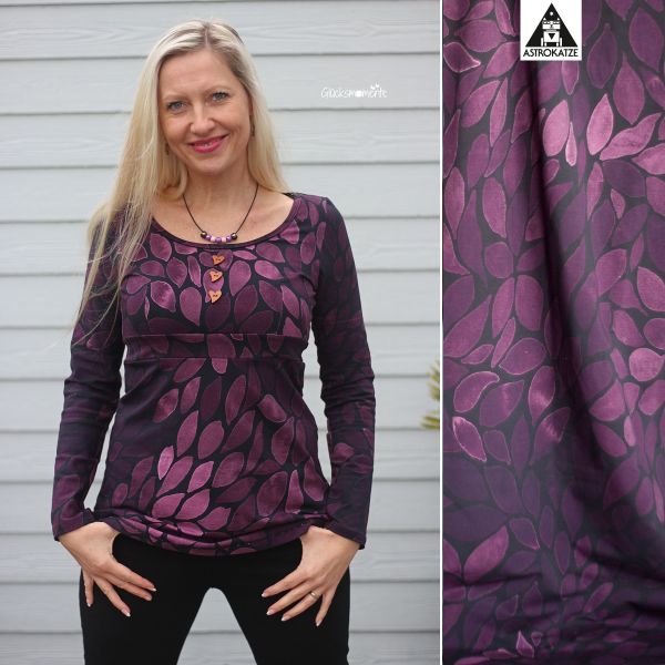 ColorLeaves - mono magic - Bio-Sommersweat - 1,10 m RESTSTÜCK
