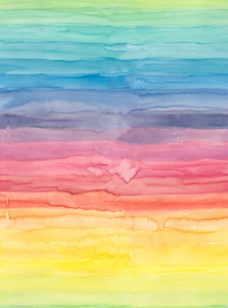 ColorStripes BIG - rainbow - Bio-Sommersweat 290 g/m2 - 2,05 m RESTSTÜCK