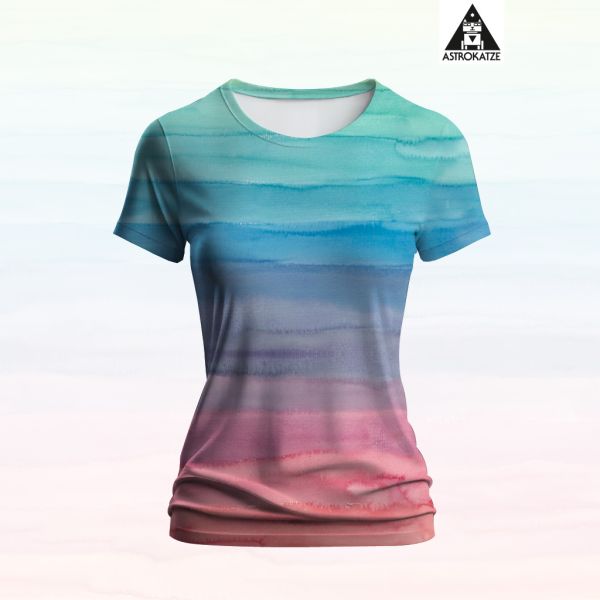 ColorStripes BIG - rainbow - Bio-Sommersweat 290 g/m2 - 2,05 m RESTSTÜCK