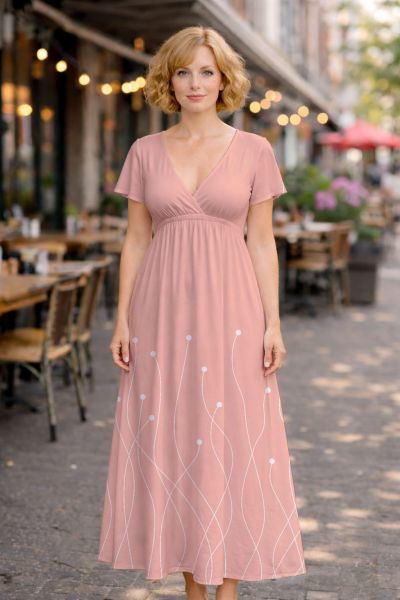 CosmicBlossom FUN - nude rosé - Viskose-Jersey - VORBESTELLUNG