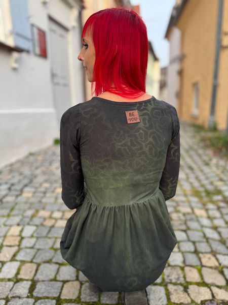 Fantasy Animal Gradient - grün - Bio-Jersey - VORBESTELLUNG