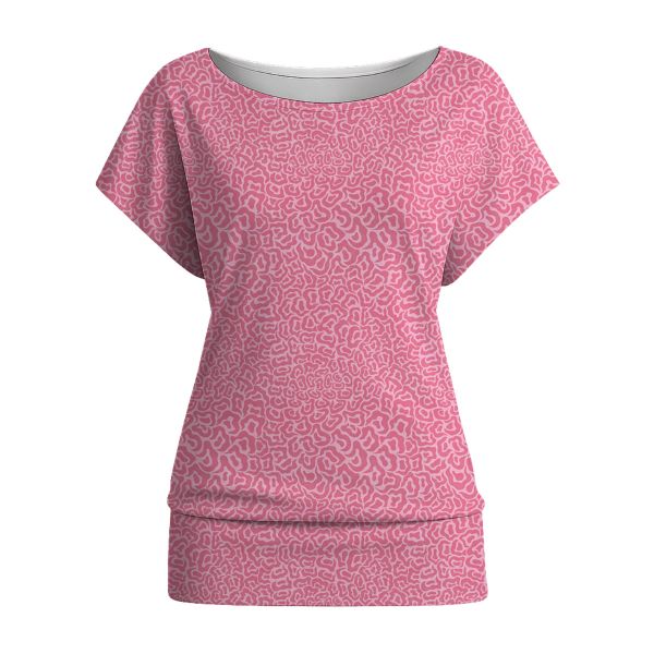 Fantasy Animal Print MINI - Erdbeereis - Viskose Webware - VORBESTELLUNG