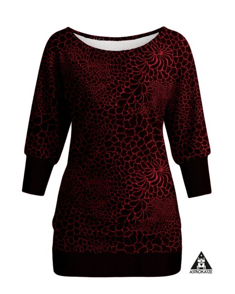 FantasyDrops - schwarz / rot - Bio-Sommersweat 230 g/m2 - VORBESTELLUNG