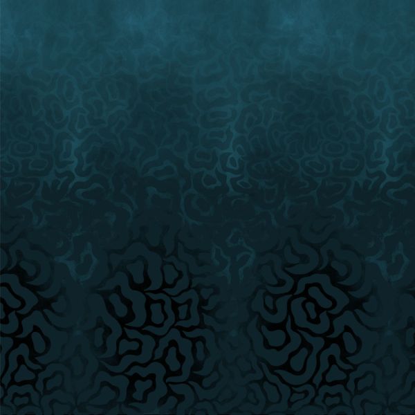 Fantasy Animal Gradient - petrol - Bio-Jersey - VORBESTELLUNG