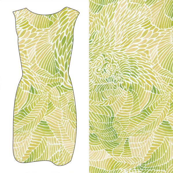 Fossilia - zitrone - Bio-Jersey