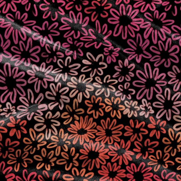 FunFlowers MINI - peach coral - Bio-Jersey - VORBESTELLUNG