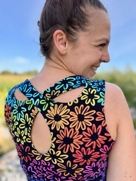 FunFlowers - cold rainbow - Bio-Jersey