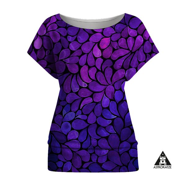 Hope BIG - magic violet - Viskose-Jersey