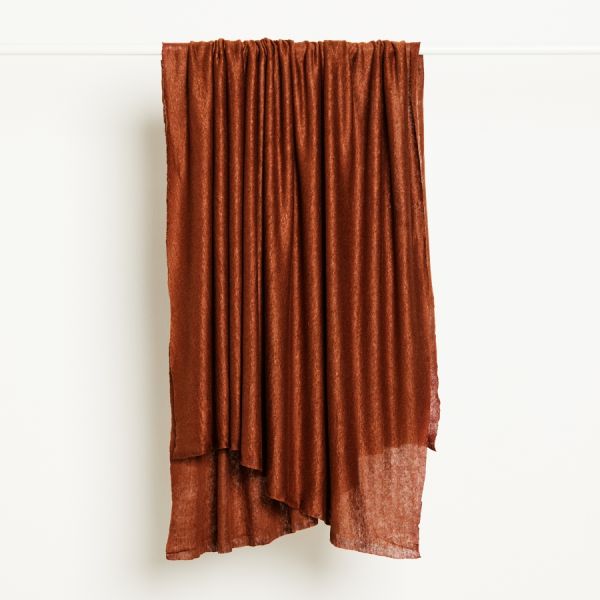 Leinen Feinstrickstoff - Sienna - 100 % Leinen - 2,40 m RESTSTÜCK