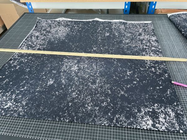 LavaLook - grau - Bio-Jersey - A/B-Ware - 0,80 m RESTSTÜCK
