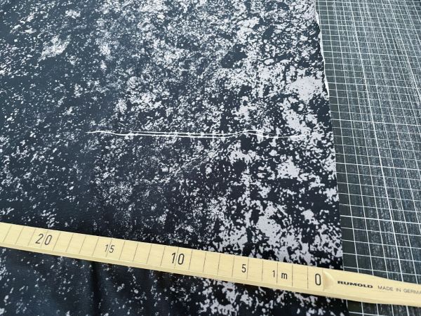 LavaLook - grau - Bio-Jersey - A/B-Ware - 0,80 m RESTSTÜCK