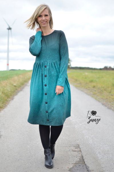 LeatherGradient - aqua - Bio-Jersey