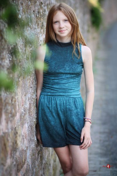 LeatherGradient - aqua - Lyocell / TENCEL-Crepe