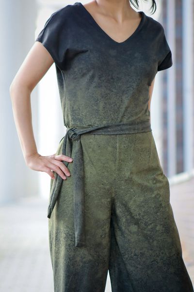 LeatherGradient - dark olive Vol. 3 - Bio-Jersey