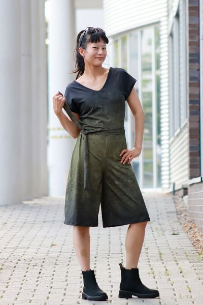 LeatherGradient - dark olive Vol. 3 - Bio-Jersey