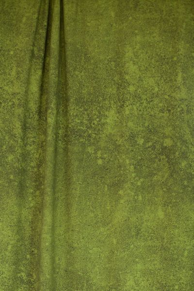 LeatherLook antique - moosgrün - Bio-Jersey - 2,50 m RESTSTÜCK