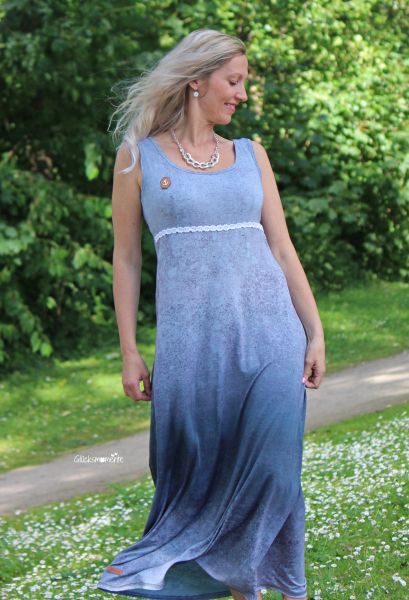 LeatherGradient - antique blue - Vol. 2 - 1,60 m RESTSTÜCK - 2. Wahl