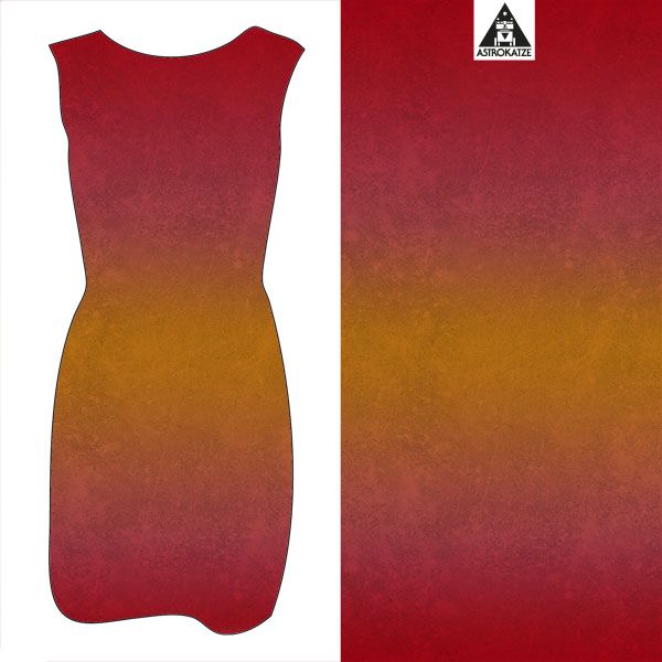 LeatherGradient - sunset - Bio Popeline - 100 % CO