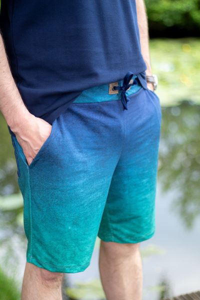 LeatherGradient - lagoon - Bio-Sommersweat 290 g/m2 - 1,75 m RESTSTÜCK