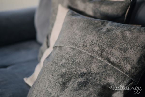 LeatherLook antique - schlamm - Bio-Sommersweat - 1,05 m RESTSTÜCK