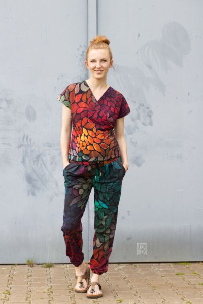 ColorLeaves - warm energy - Bio-Jersey