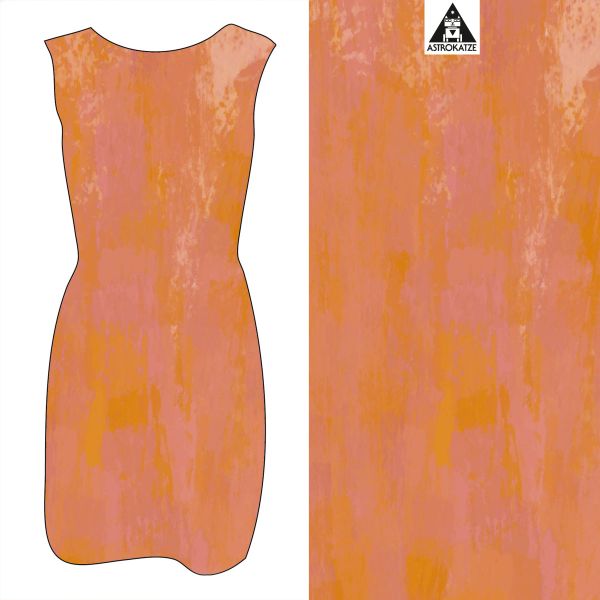 LostPlace - orange - Viskose-Jersey - VORBESTELLUNG