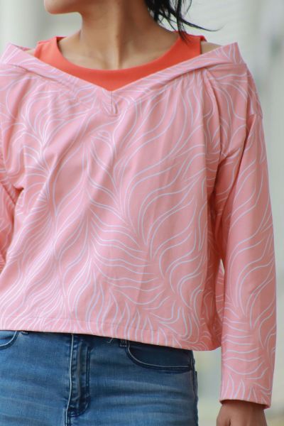 MagicHarmony - peach whisper - Bio-Jersey - 1,70 m RESTSTÜCK
