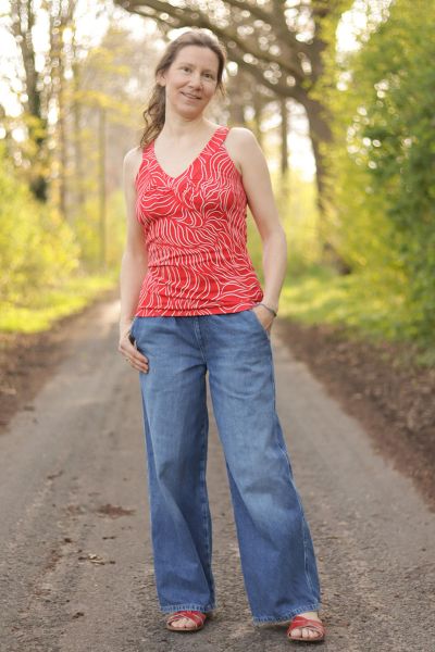MagicHarmony - pure red - Bio-Jersey - A/B-Ware