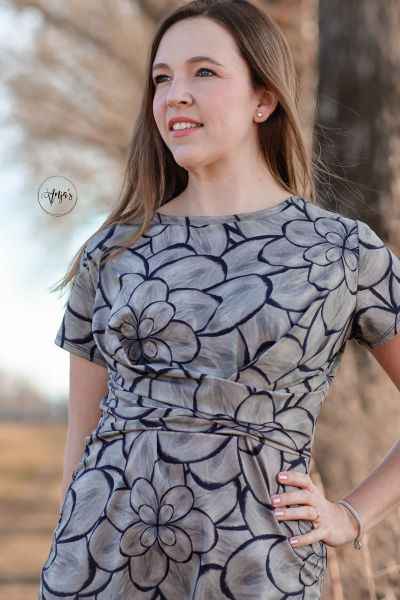 MaxiBlossom - beige - Bio-Jersey