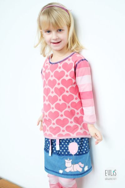 Monochrom Block - rosa - Bio-Sommersweat - 1,00 m RESTSTÜCK